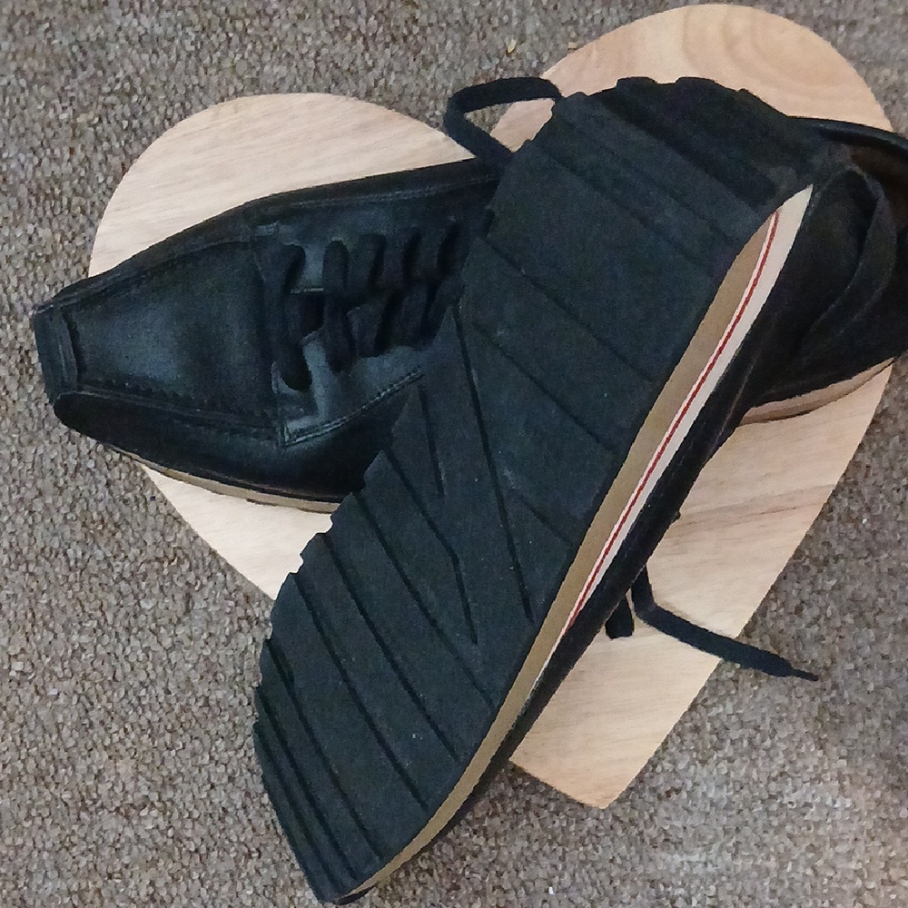 Bally Black Sneakers with Tan Sole